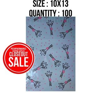 100 Mailers poly 10x13 CLOSEOUT SALE